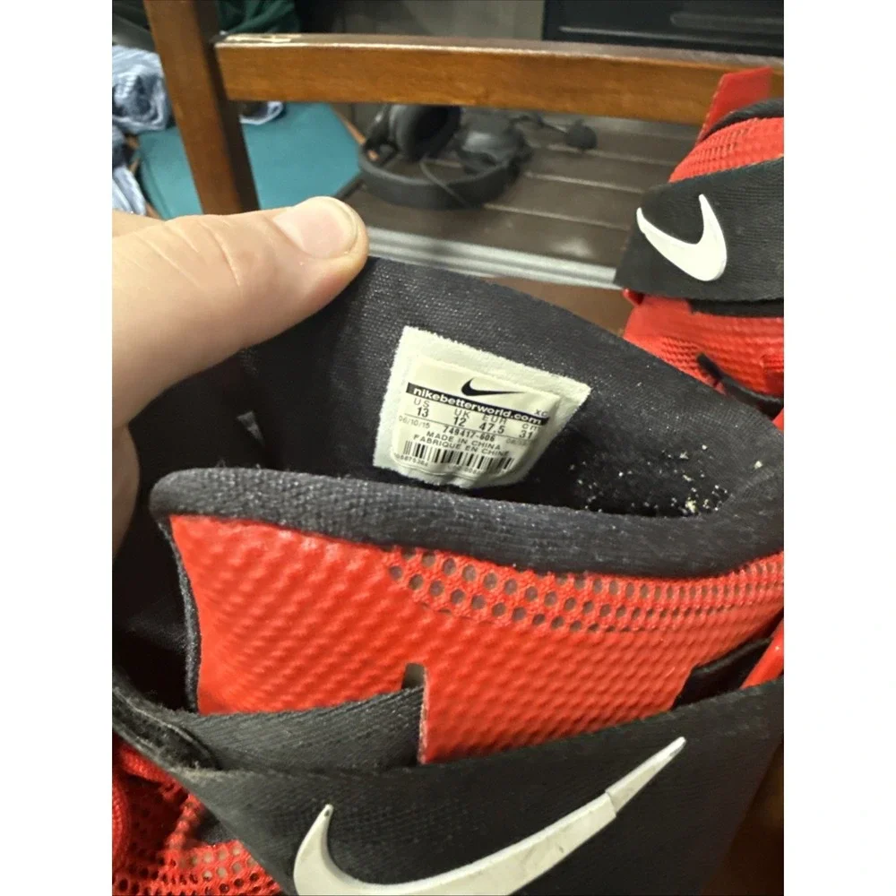 Nike LeBron Soldier 9 Size 13 Mens Basketball Sneakers University‎ Red